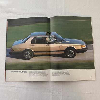 1988 Saab 900i 900 Turbo Car Sales Brochure Catalog Vintage FRENCH European