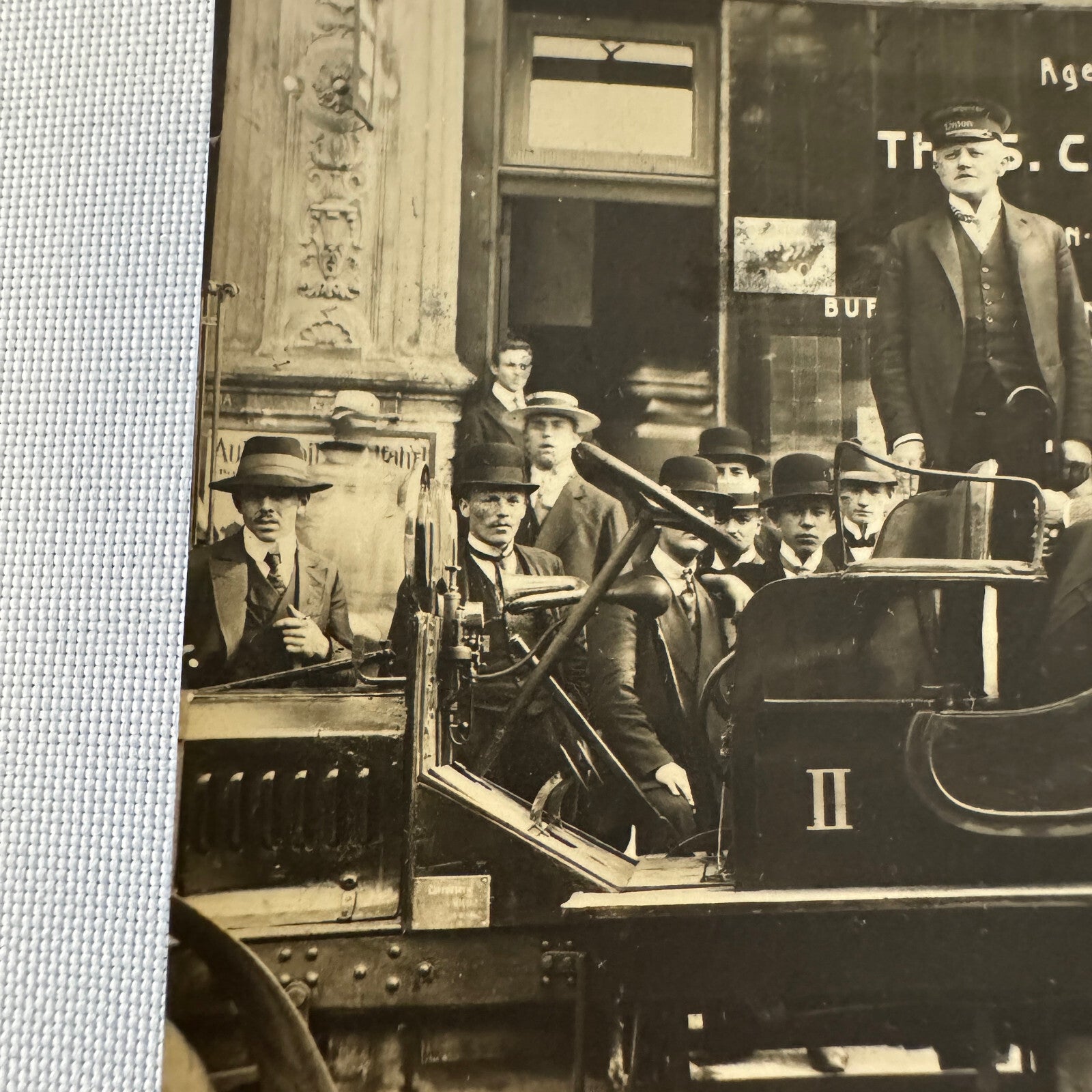 Vintage German Postcard Post Card Tour Bus Automobile Real Photo Postcard RPPC