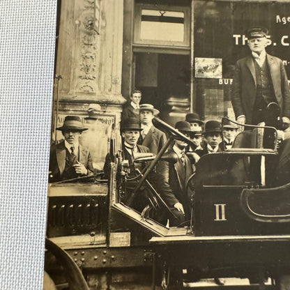 Vintage German Postcard Post Card Tour Bus Automobile Real Photo Postcard RPPC