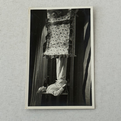 Vintage Circus Juggling Act Photo Photograph Postcard RPPC
