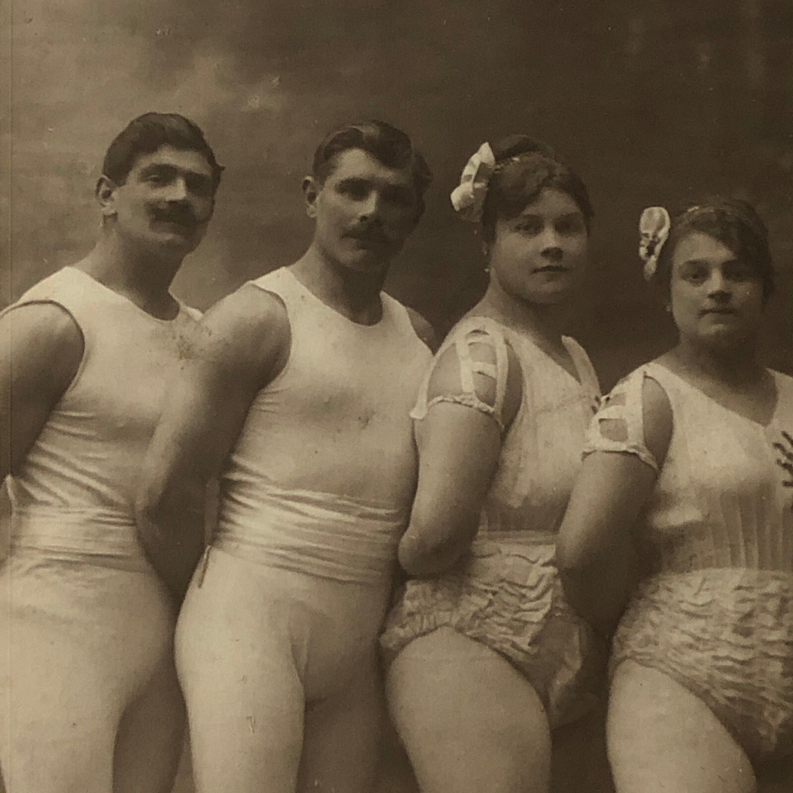 Circus Perfomer Real Photo Postcard Post Card Vintage in Costume