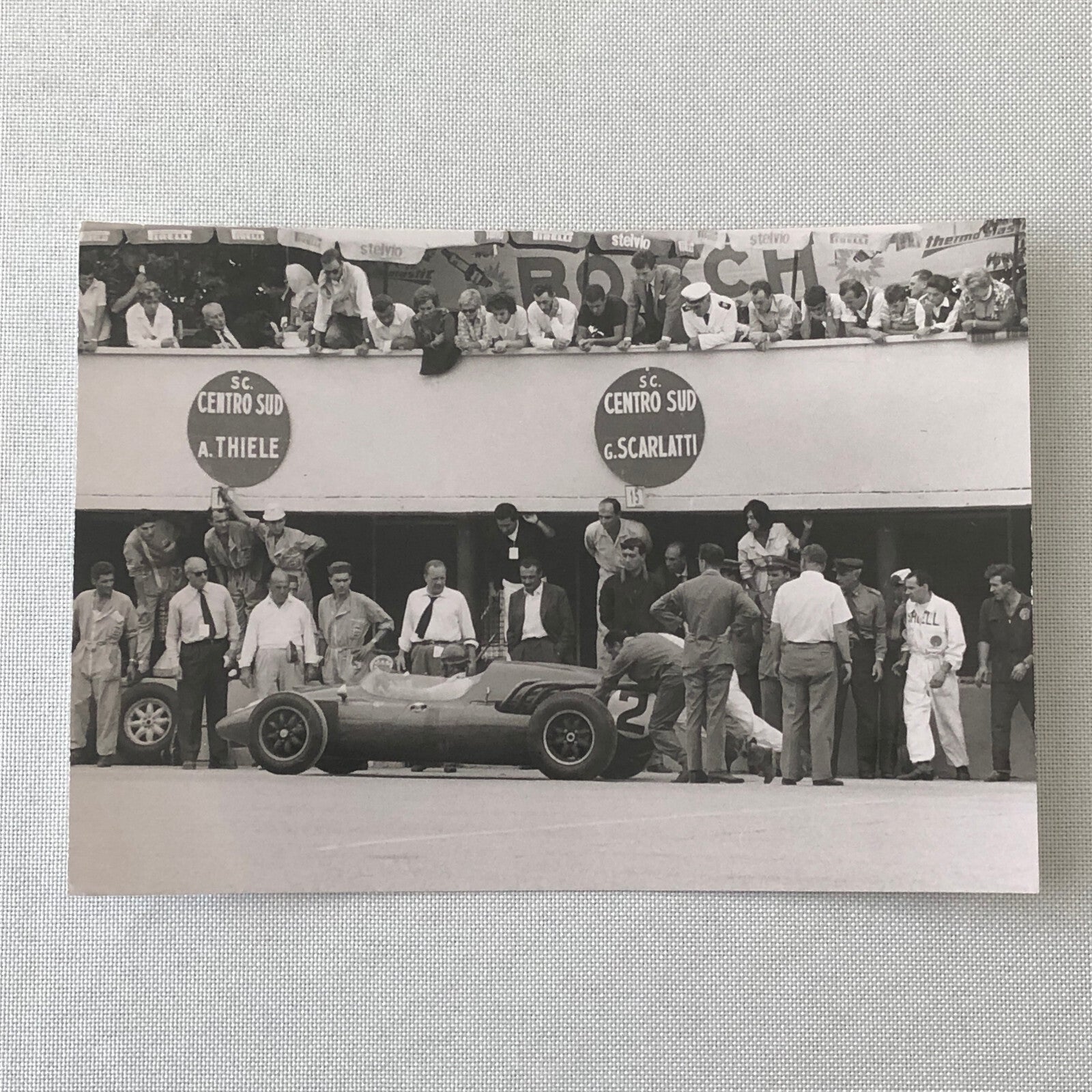 Vintage Grand Prix Racing Car Driver Photo Photograph Gunther Molter
