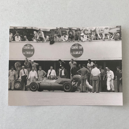 Vintage Grand Prix Racing Car Driver Photo Photograph Gunther Molter
