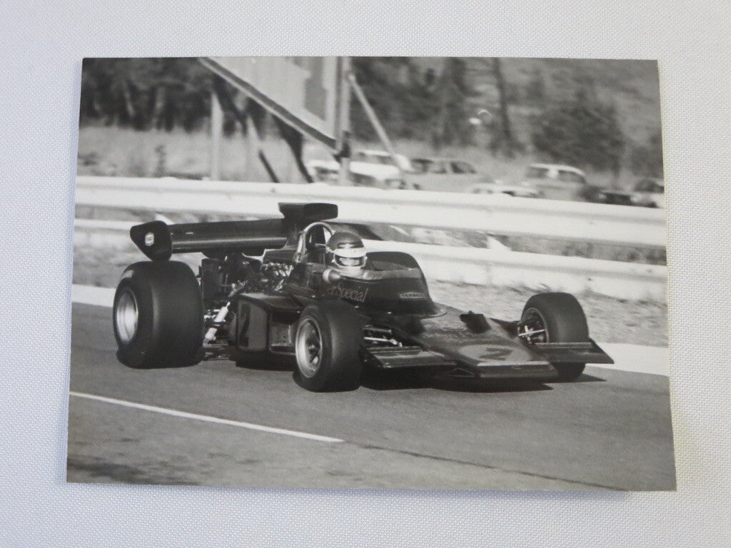 Vintage 1973 South African Grand Prix Racing Photograph Photo - Ronnie Peterson 