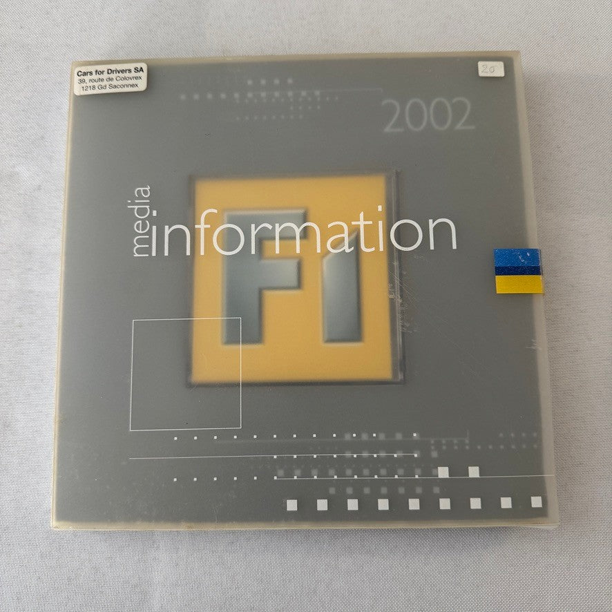 2002 Renault Mild Seven F1 Formula One Team Press Kit Brochure CD
