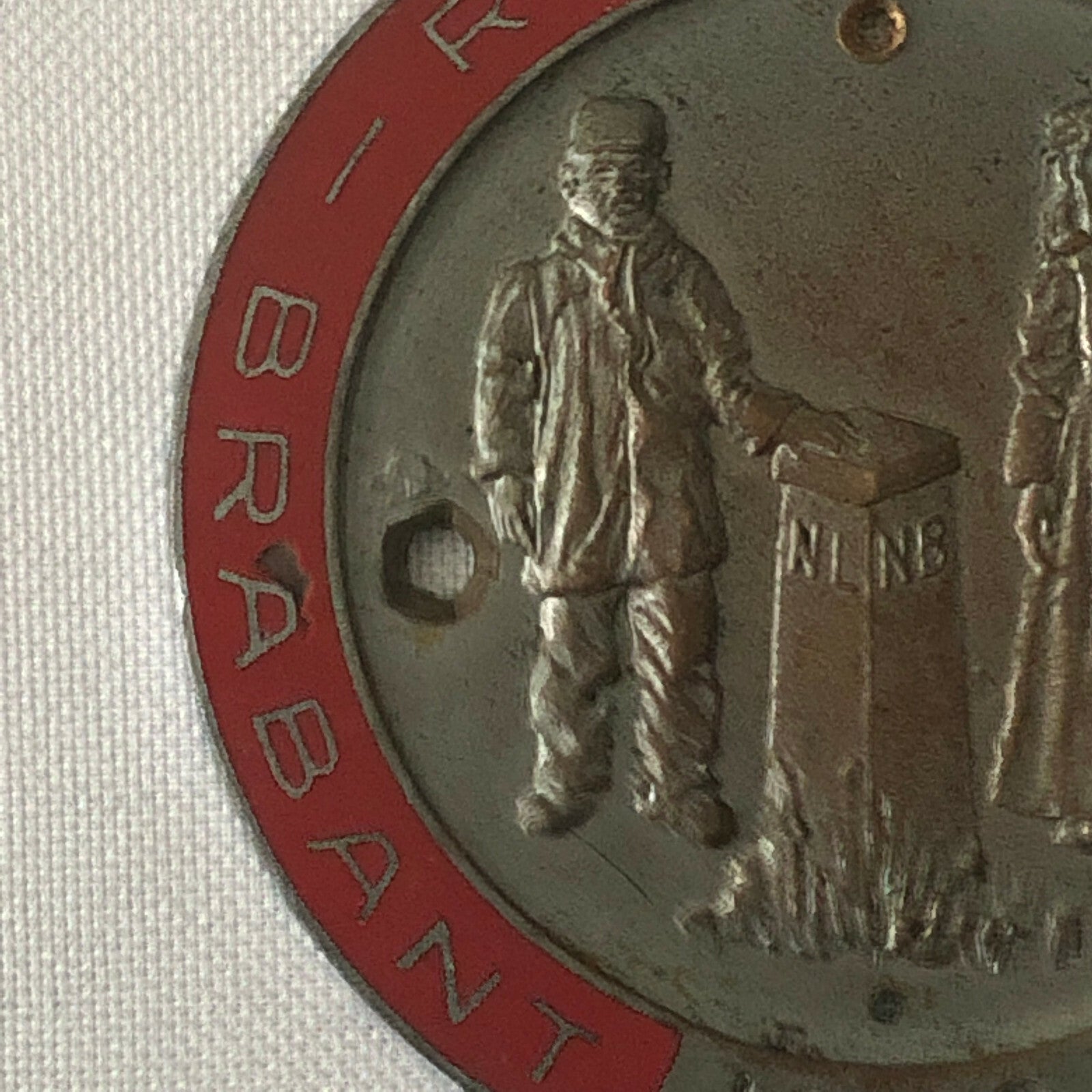 1952 RAC Zuid Brabant Grensrit Dutch Car Club Rally Rallye Participant Badge 