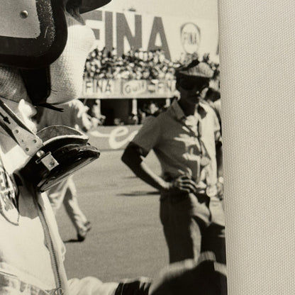 Vintage Racing Photo 1970 Italian Grand Prix Driver Clay Regazzoni Motorsport