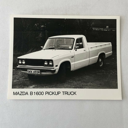 Vintage Mazda B1600 Pickup Truck Factory Photo Photograph B 1600 Minitruck 