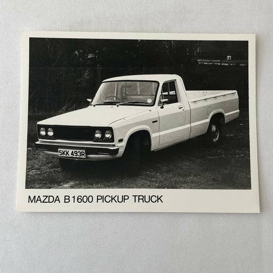 Vintage Mazda B1600 Pickup Truck Factory Photo Photograph B 1600 Minitruck 