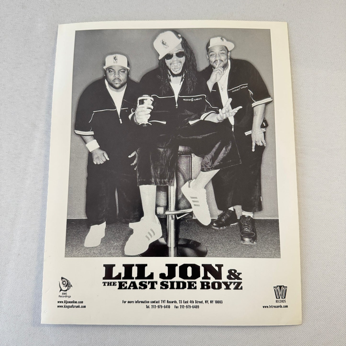 Lil John and the East Side Boyz Music Publicity Press Photo Photograph Hip Hop