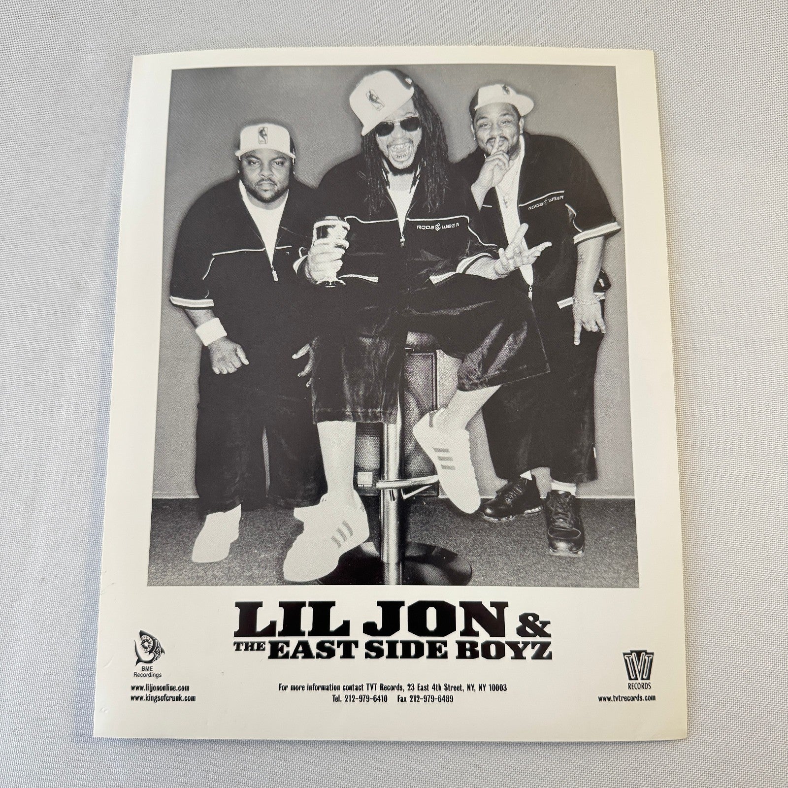 Lil John and the East Side Boyz Music Publicity Press Photo Photograph Hip Hop