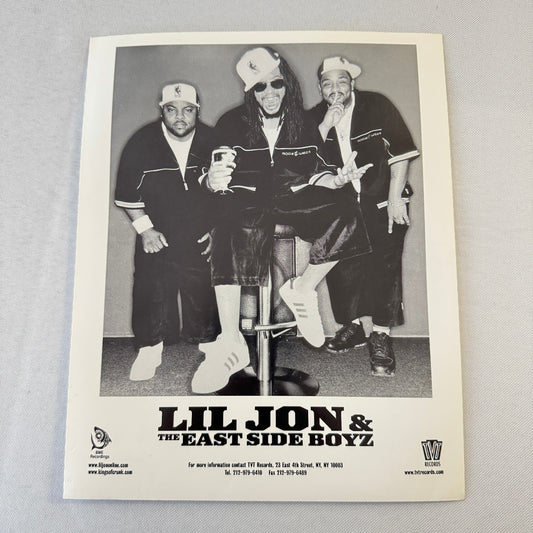 Lil John and the East Side Boyz Music Publicity Press Photo Photograph Hip Hop