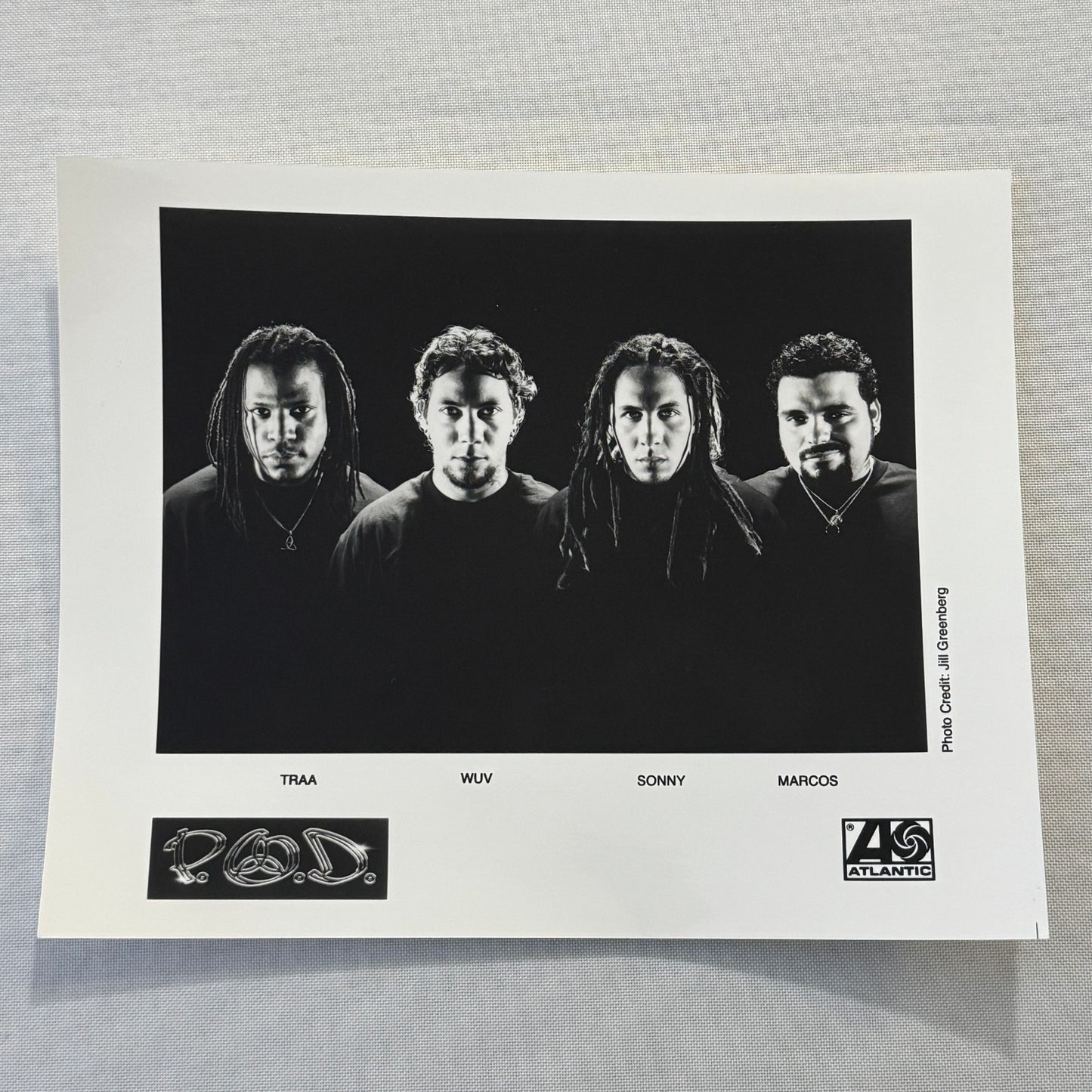 P.O.D. Music Publicity Press Photo Photograph Band Payable on Death