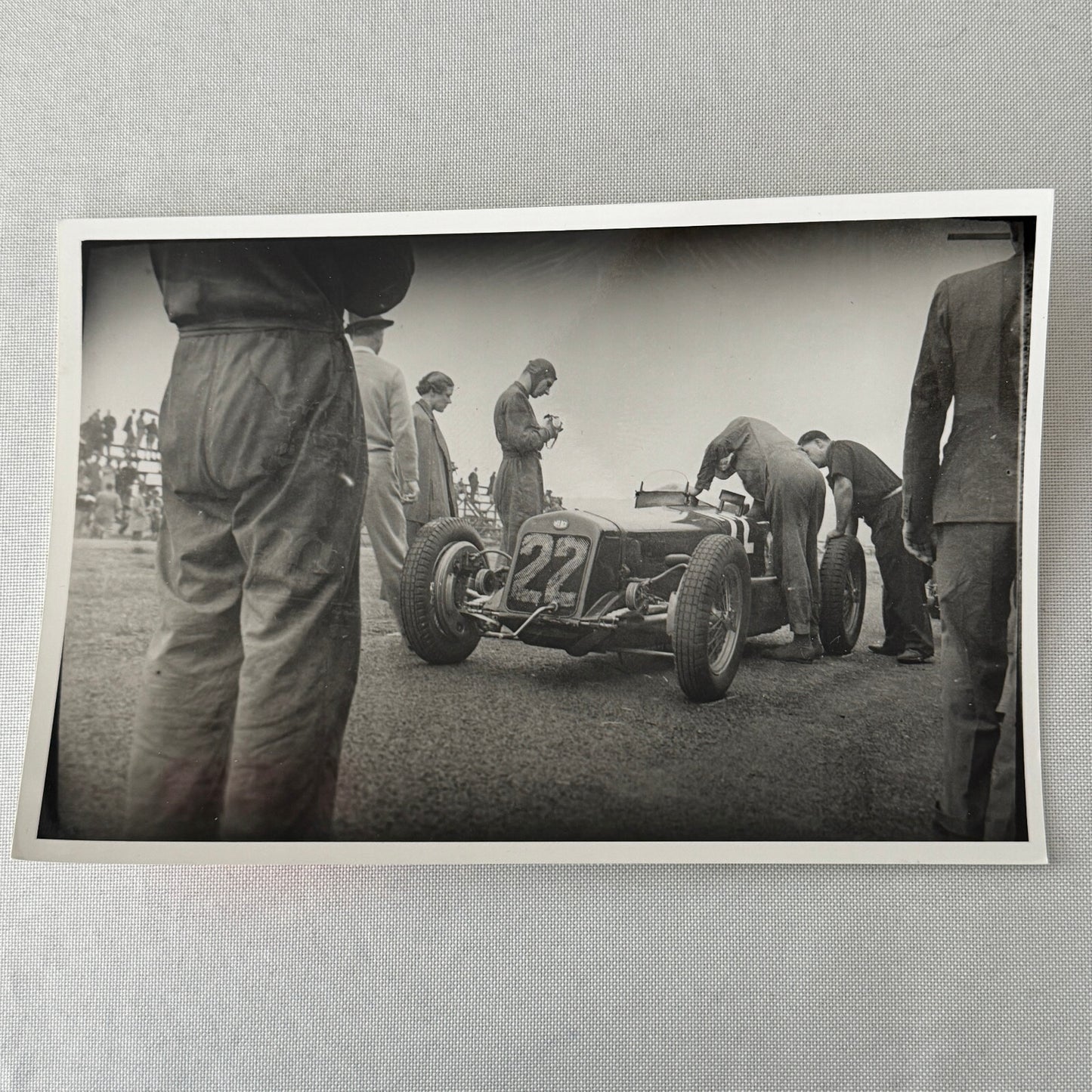 Richard Seaman Delage Racing Car 1937 South African Grand Prix Race Photo Modern