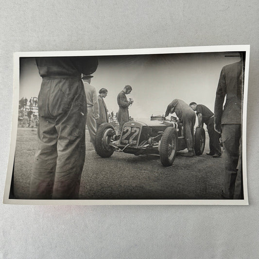 Richard Seaman Delage Racing Car 1937 South African Grand Prix Race Photo Modern
