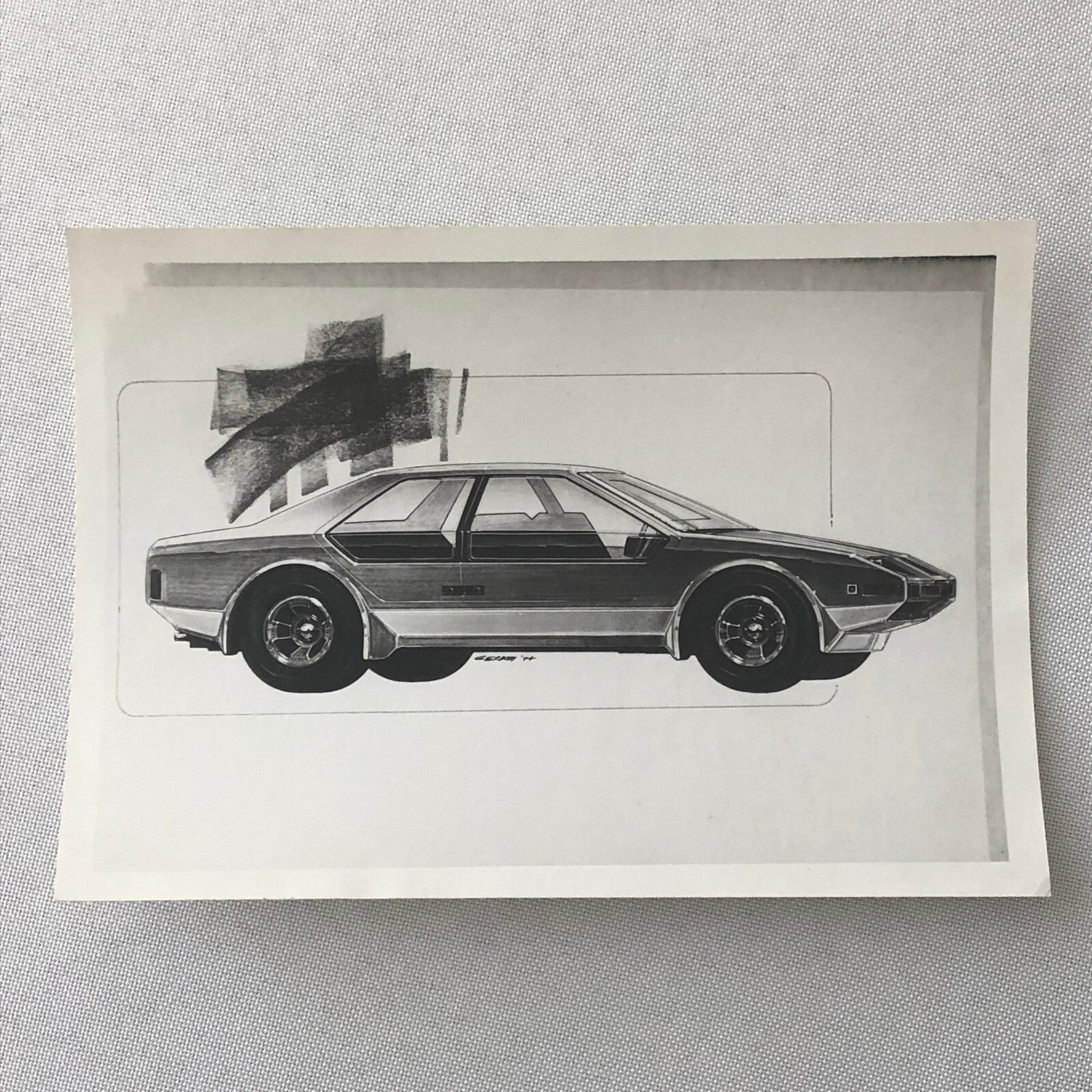 Vintage Car Design Photo Photograph of Illustration