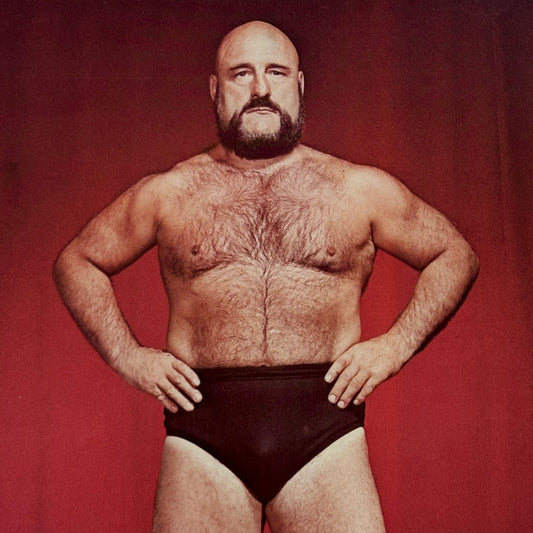 Vintage Wrestling Print Insert Maurice Mad Dog Vachon 1973