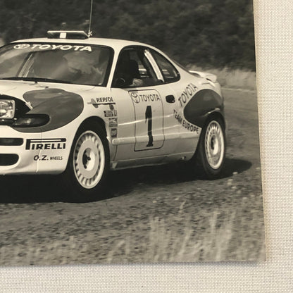 1991 Vintage Toyota Celica Group A Racing Car Factory Press Photo Photograph