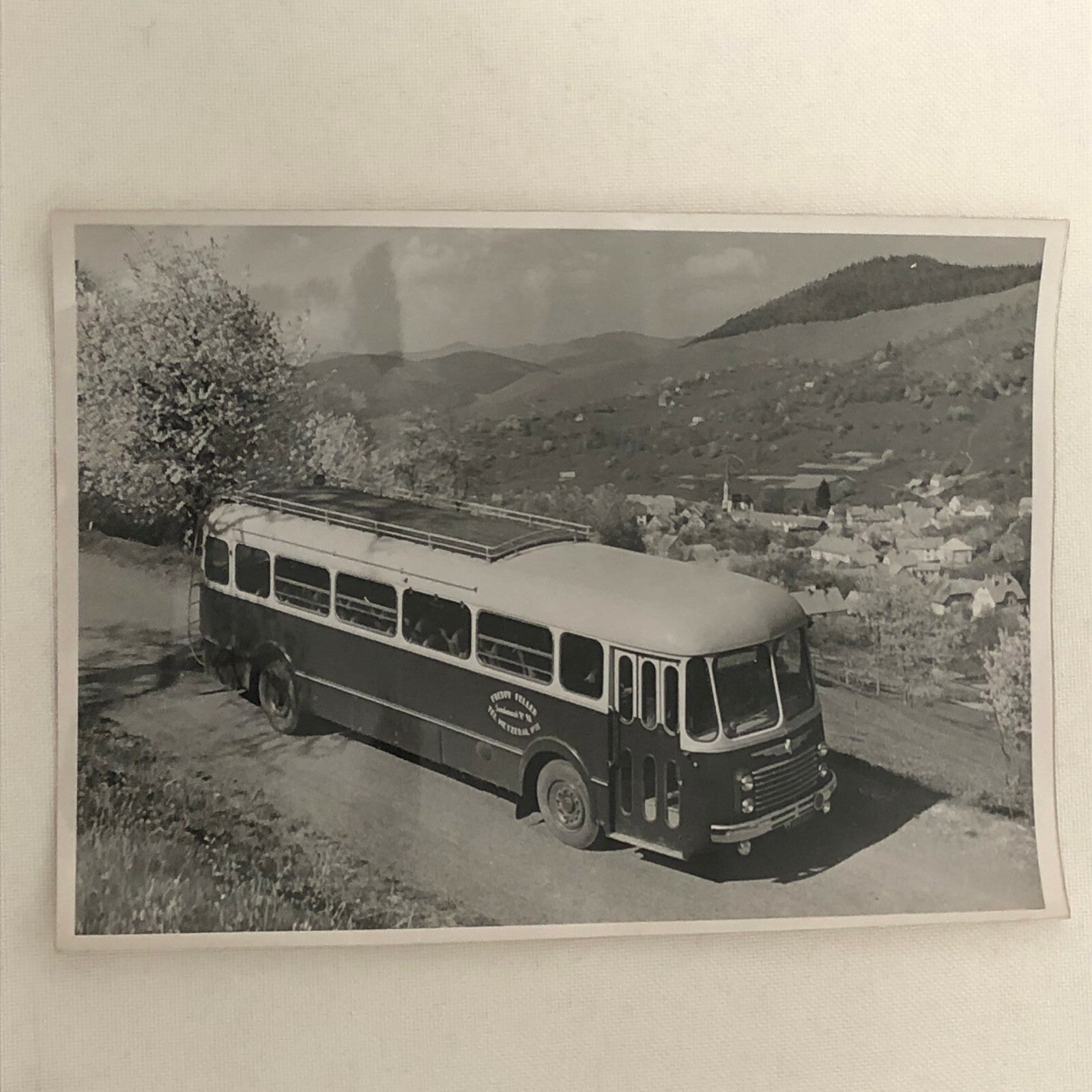 Vintage Renault Bus Press Photo Photograph Print