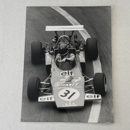 1976 Jacques Laffite Ligier JS5 Gitanes F1 Racing Car DPPI Press Photo Vintage