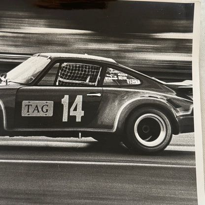 Porsche Racing 1975 Camel GT Driver Al Holbert 1975 Vintage Photo Photograph
