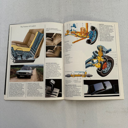 Renault 30 Turbo Diesel Car Sales Brochure Catalog Vintage Advertising UK