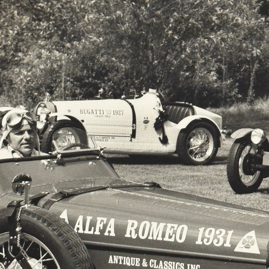 Vintage Kit Car Photo Photograph Bugatti Alfa Romeo Replica Conrad Weiffenbach