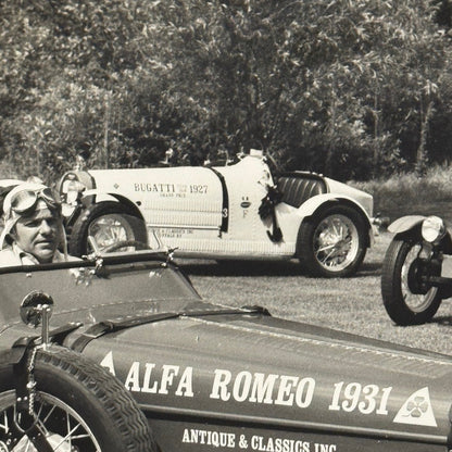 Vintage Kit Car Photo Photograph Bugatti Alfa Romeo Replica Conrad Weiffenbach