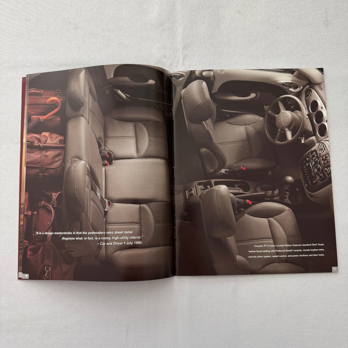 2001 Chrysler PT Cruiser Car Sales Brochure Catalog Advertising Canadian