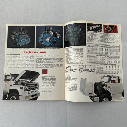 GMC Series 7000 Conventional Truck Sales Brochure Catalog Advertising Vintage