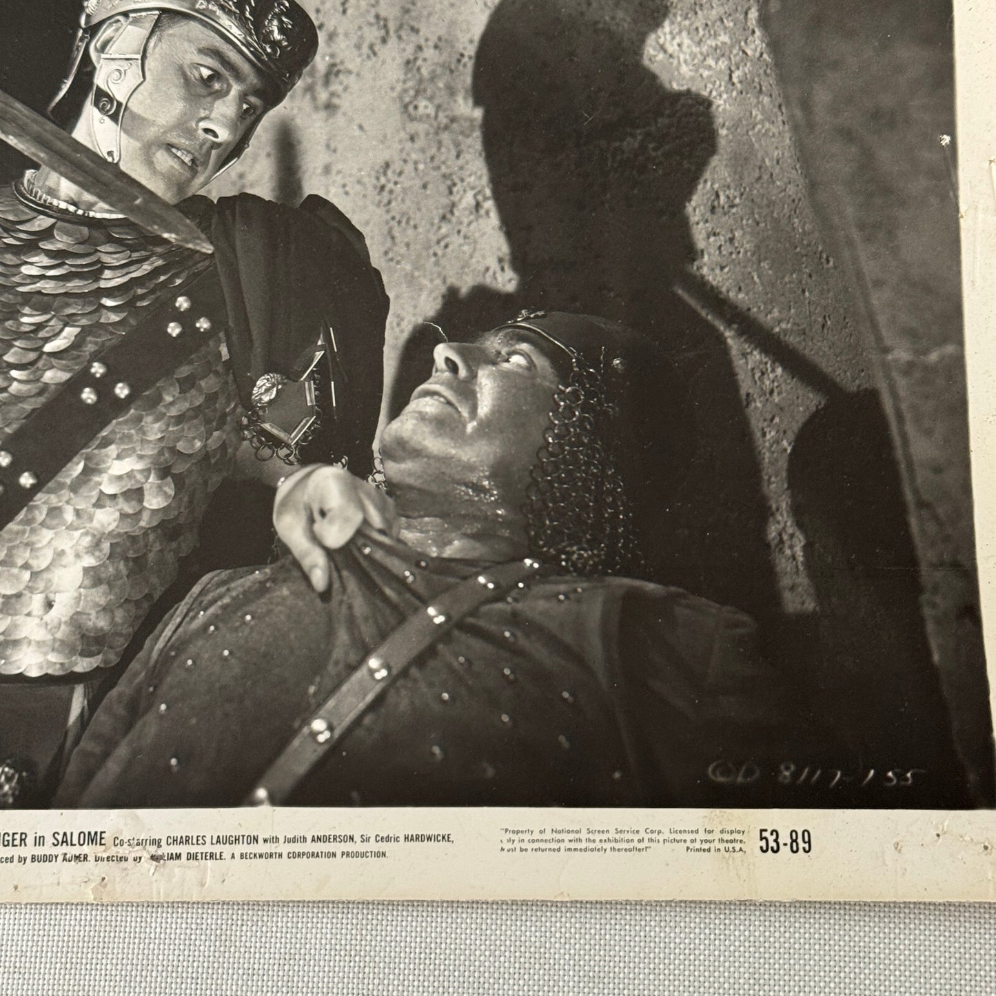 Vintage Movie Film Press Photo Photograph Salome