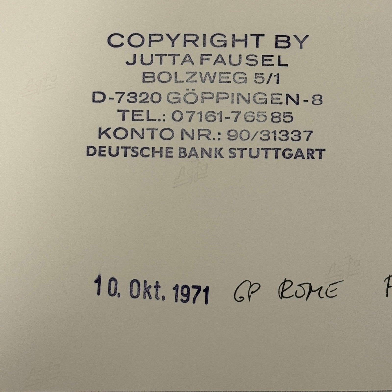 Vintage Racing Photo Juan Manuel Fangio Rome Grand Prix F2 Race Italy Motorsport