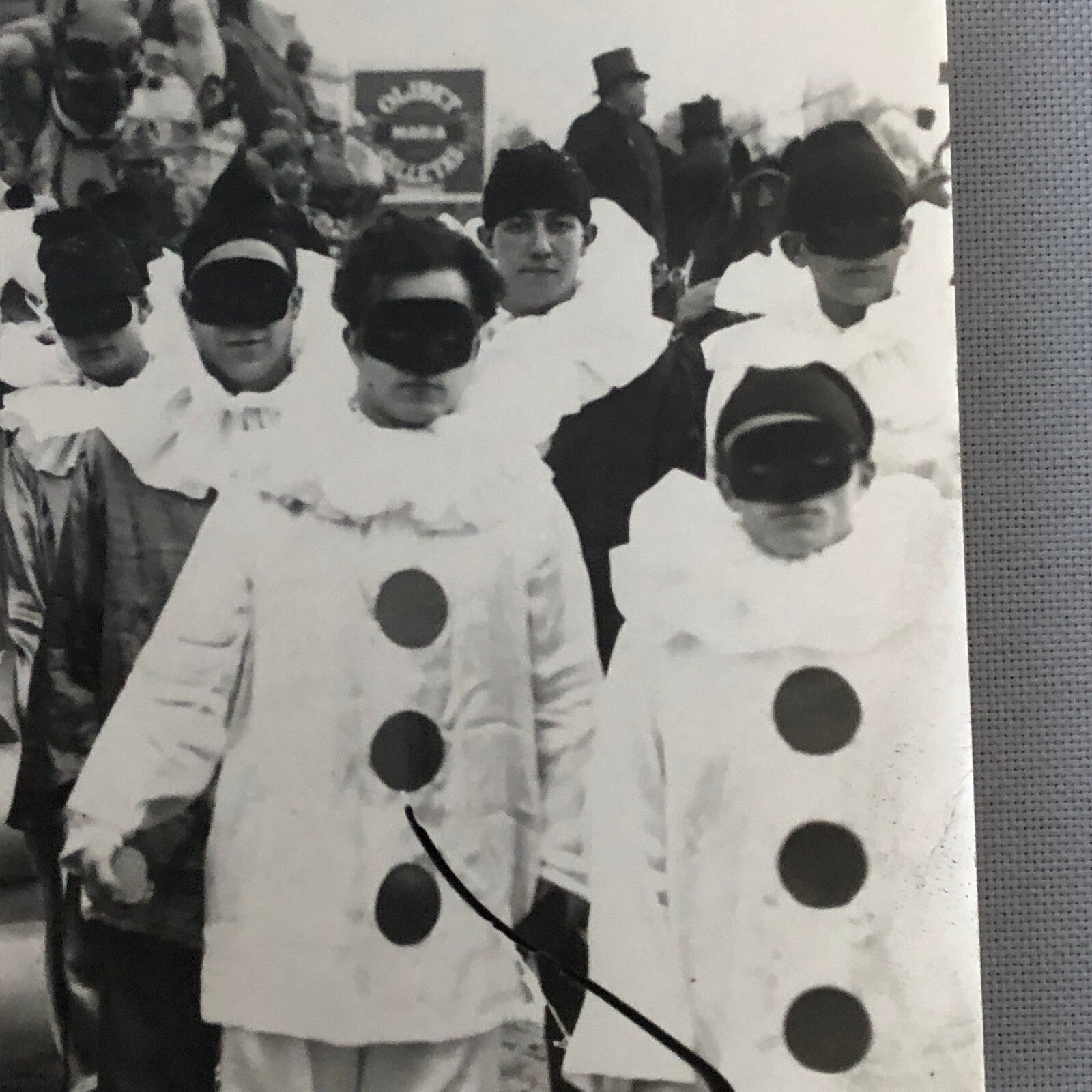 Vintage Press Photo Photograph Madrid Spain Carnival Costumes 1932