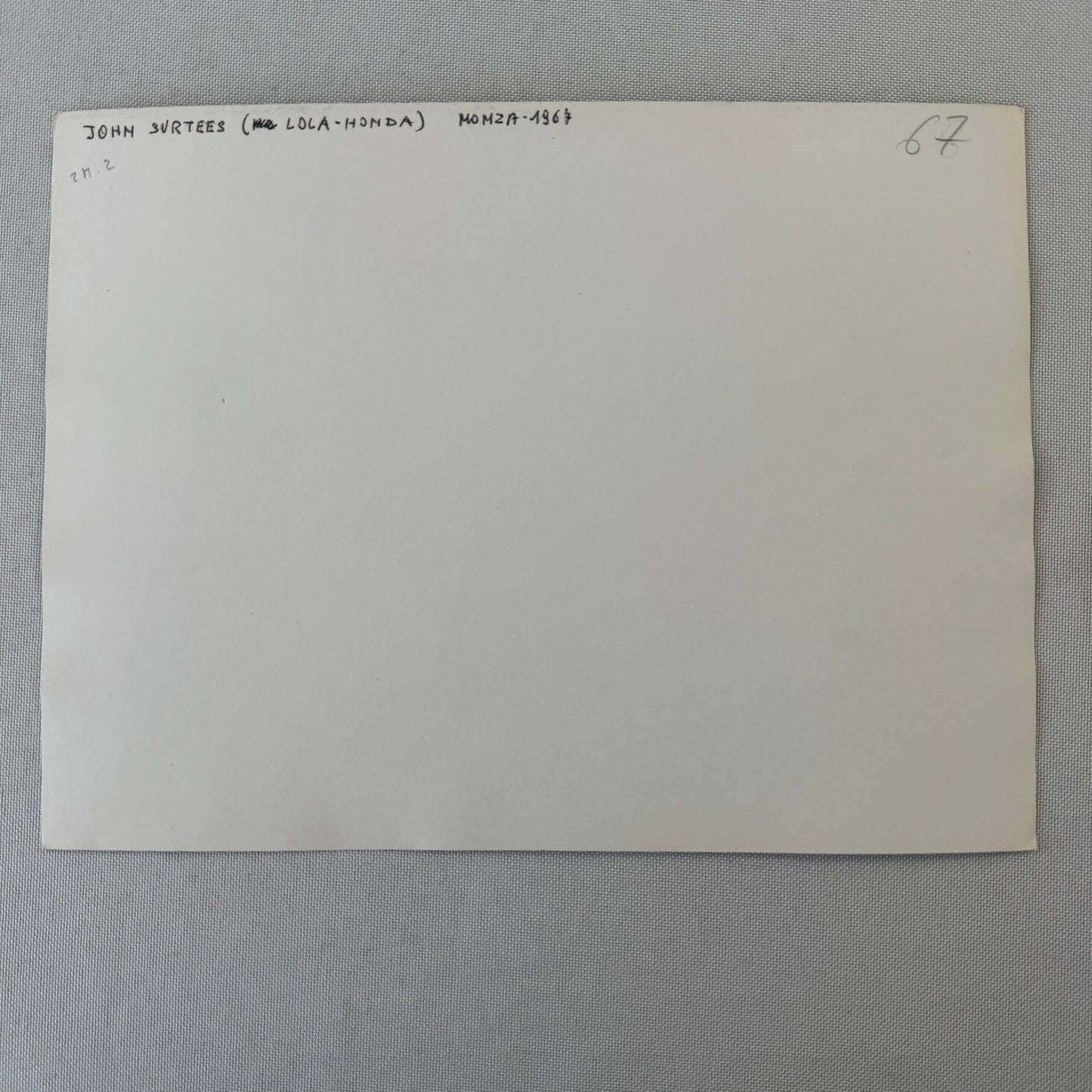 1965 Vintage Racing Photo John Surtees Lola Honda Race Car Photograph