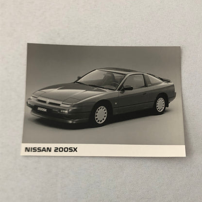 Nissan 200SX Sports Car Factory Press Photo Photograph Lot of 2 Nissan 200 SX