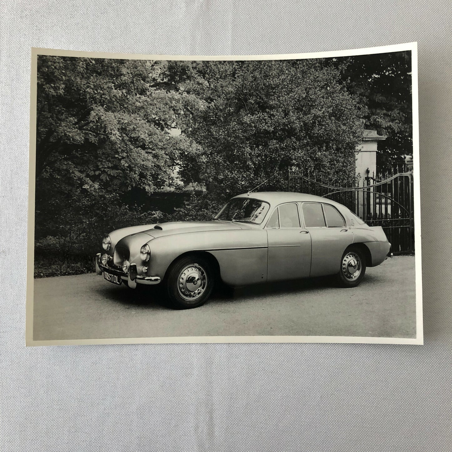 Vintage Bristol Car Press Photo Photograph Print 