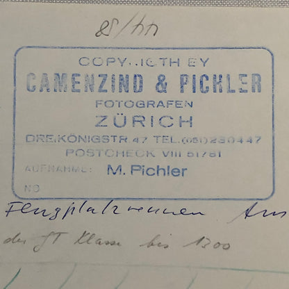 Vintage Racing Photo Photograph Alfa Romeo Fiat Abarth + Zurich M. Pichler 