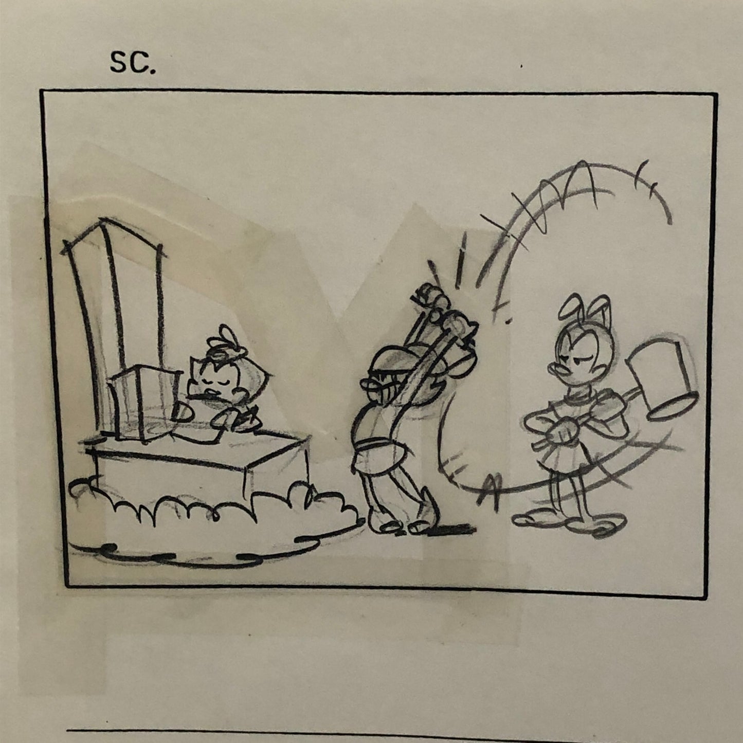 ANIMANIACS Animation Storyboard Illustration Drawing Sketch Art Story Board