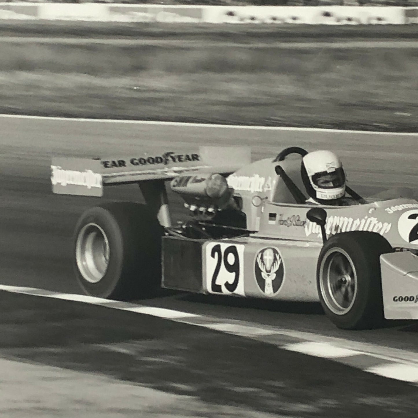 Vintage 1976 Formula 2 F2 Hockenheim Racing Photo Photograph Hans Stuck March 