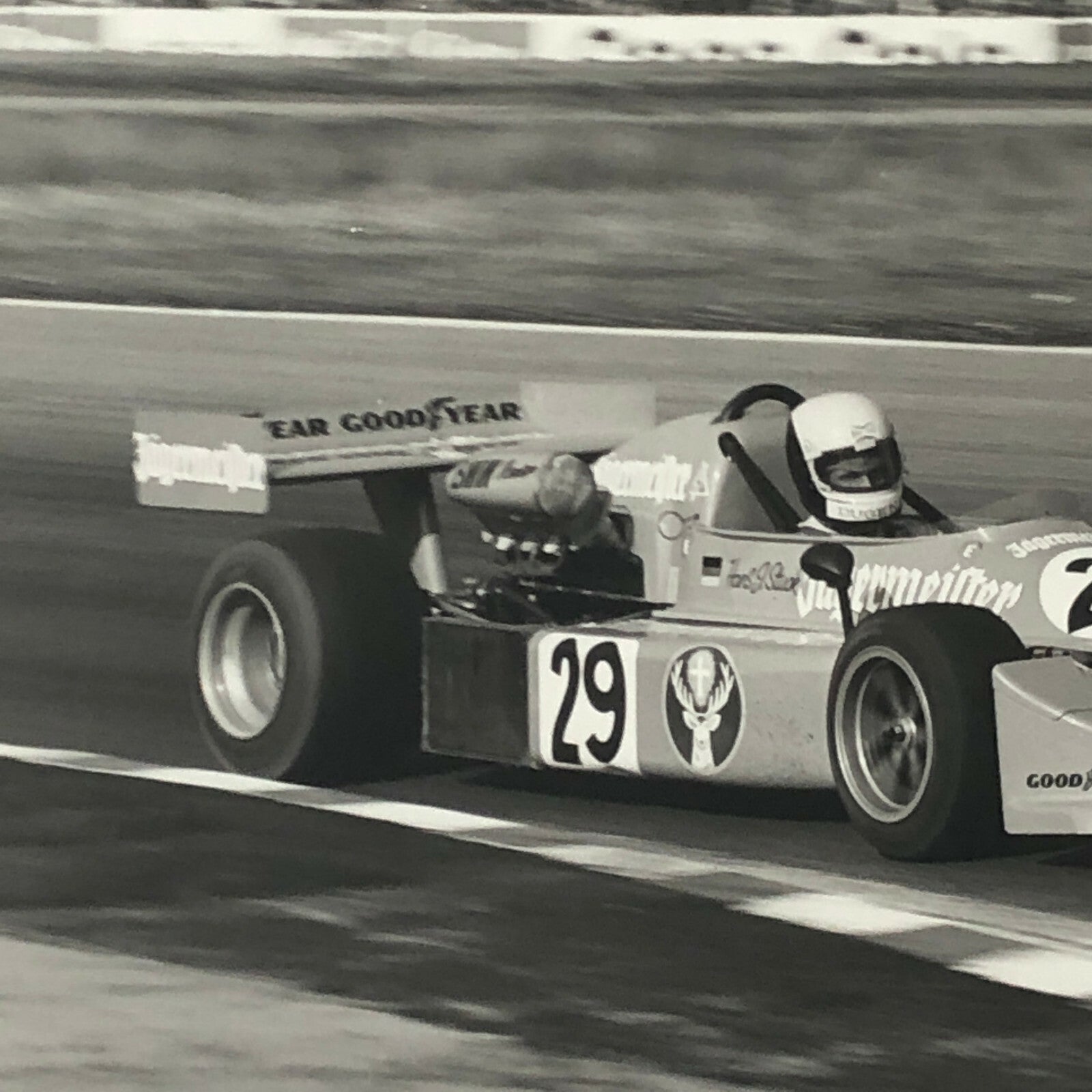 Vintage 1976 Formula 2 F2 Hockenheim Racing Photo Photograph Hans Stuck March 