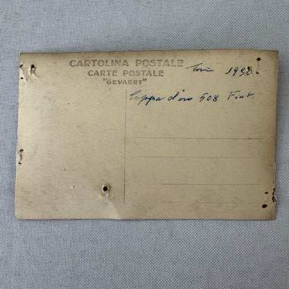 1930 Fiat 508 Italian Racing Real Photo Postcard Post Card Coppa D'Oro Nazzaro +