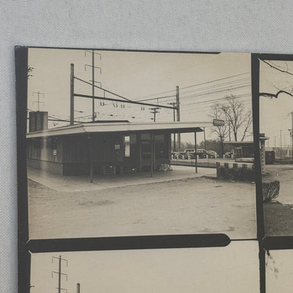 Vintage Pennsylvania Railroad Photo Contact Sheet Photograph Al Paul Lefton PRR