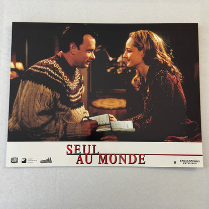 Vintage Movie Lobby Card Poster Lot Cast Away Seul Au Monde FRENCH Tom Hanks