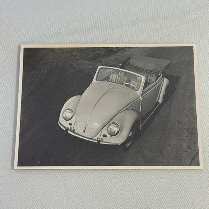 Vintage Volkswagen Beetle Convertible Cabriolet VW Automobile Photo Photograph