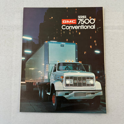 GMC 7500 Series Conventional Truck Sales Brochure Catalog