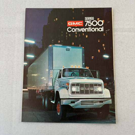 GMC 7500 Series Conventional Truck Sales Brochure Catalog