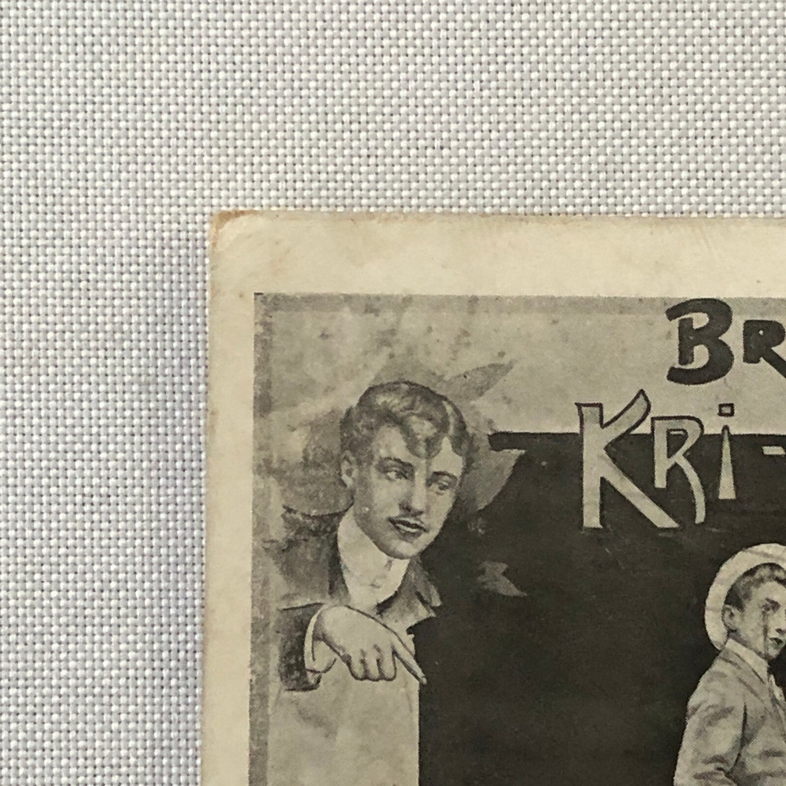 Circus Acrobat Performer Act Postcard Post Card Brothers Kri-Ple-Bers Vintage