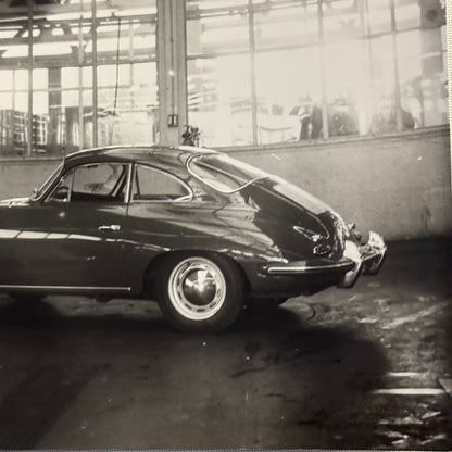 Vintage Porsche 356 Car Photo Print Classic Automotive Wall Art Retro Photograph