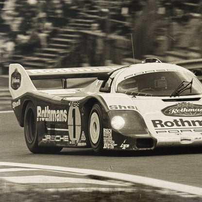 Porsche 956 Rothmans Racing Race Car Photo Photograph Print Vintage