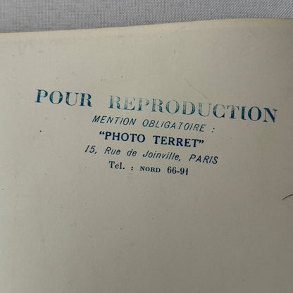 Vintage Circus Balancing Juggling Act Photo Photograph Photo Terret Paris France